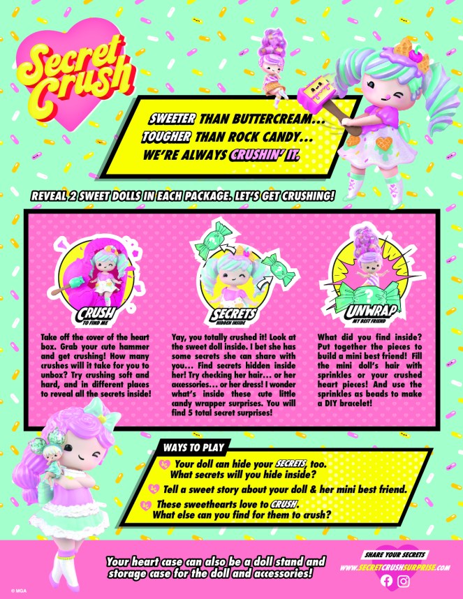 SECRET CRUSH ONE SHEET